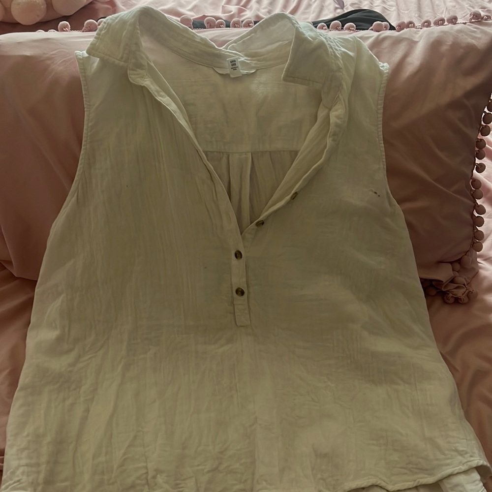 White collar blouse